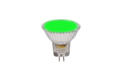 Halogeenlamp MR11 12V GU4 30° groen | First Light