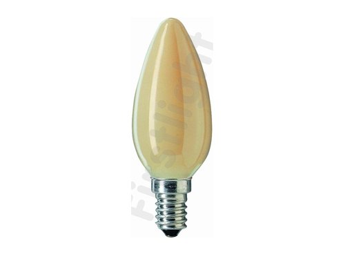 inkomen Herhaal solide Philips softone kaarslamp 25W E14 230V B35 flame beige | First Light