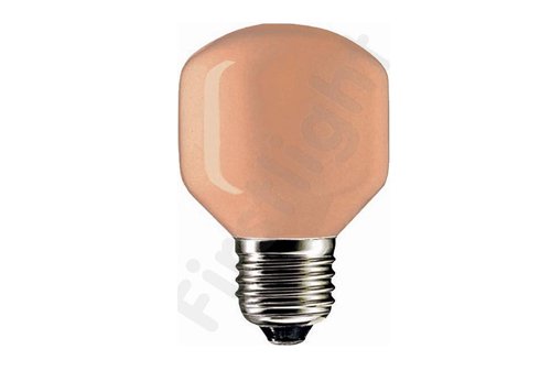 afgewerkt Hectare voorbeeld Philips softone kogellamp 25W E27 230V T45 terracotta | First Light