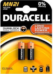 Overleven Uitgebreid Momentum Duracell MS21/MN21 batterij 23A 12V blister van 2 stuks o.a. voor alarm