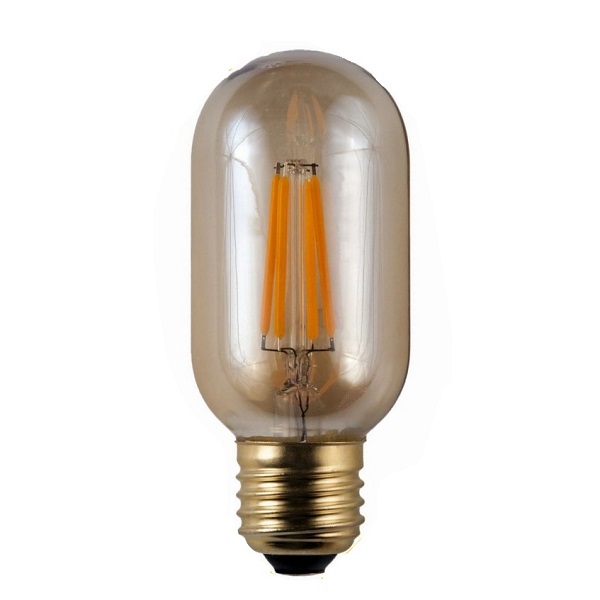 SPL filament LED buislamp 4W E27 230V kleur 925 45x106mm gold dimbaar